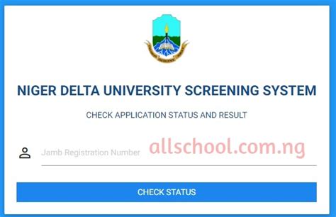 ndu post utme result checker